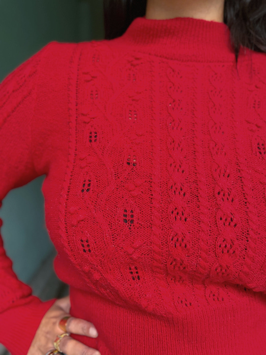 King Louie gensere Nilde Leon genser - Fiery Red