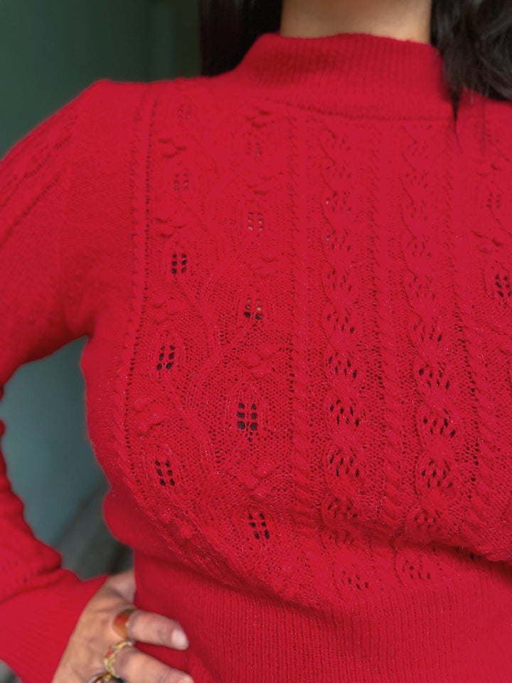 King Louie gensere Nilde Leon genser - Fiery Red