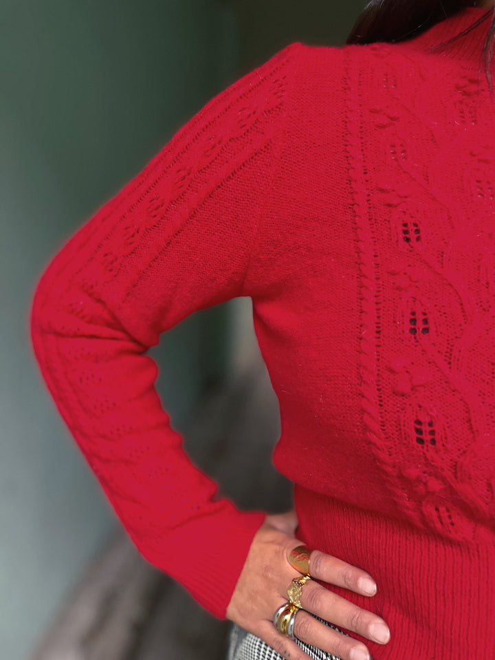 King Louie gensere Nilde Leon genser - Fiery Red