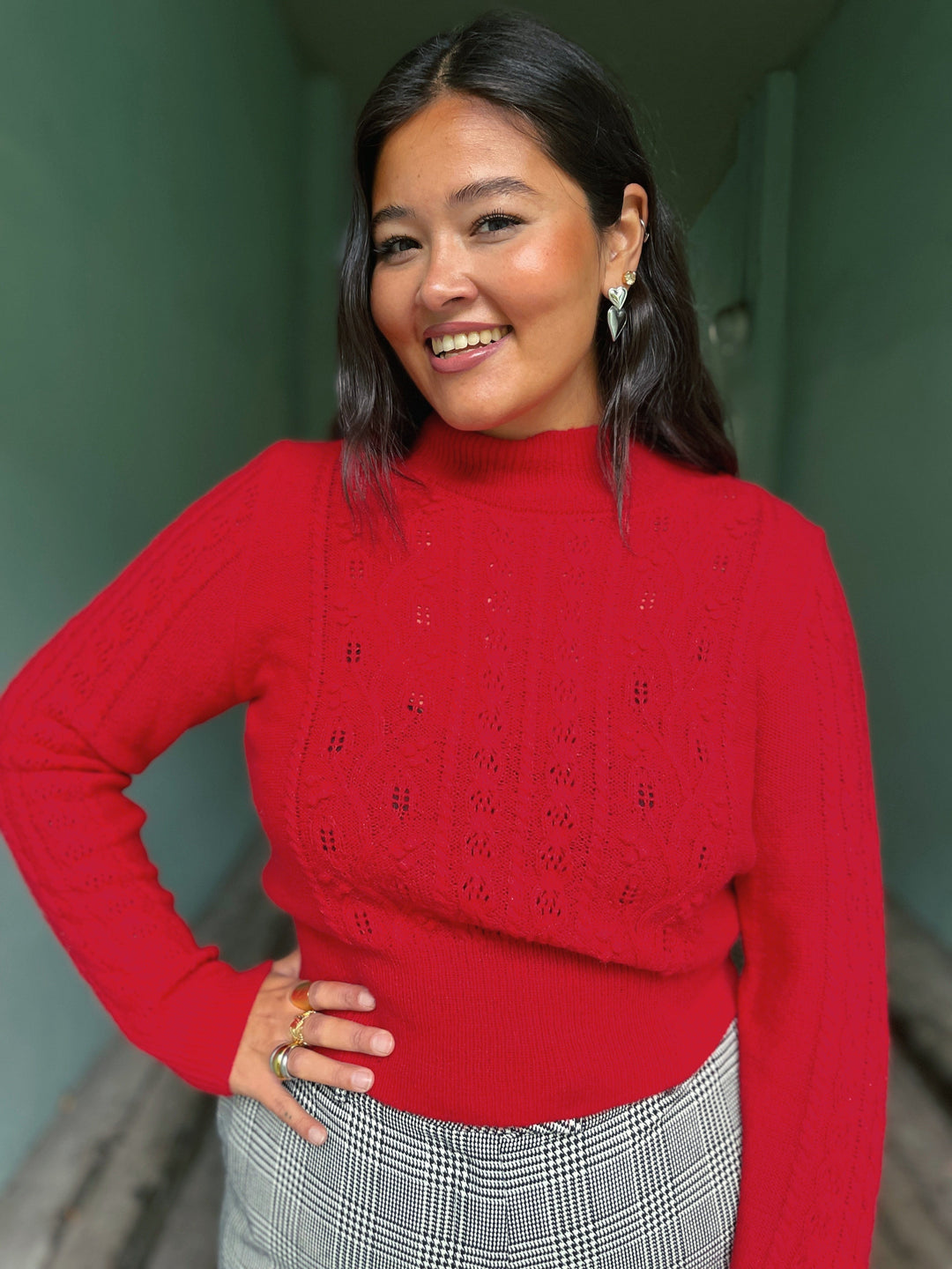 King Louie gensere Nilde Leon genser - Fiery Red