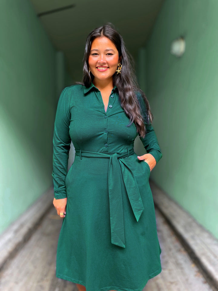 King Louie kjoler Sheeva Viskose Classic kjole - grønn