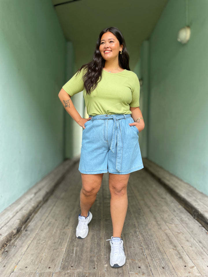 King Louie shorts Marnie Light Denim Shorts