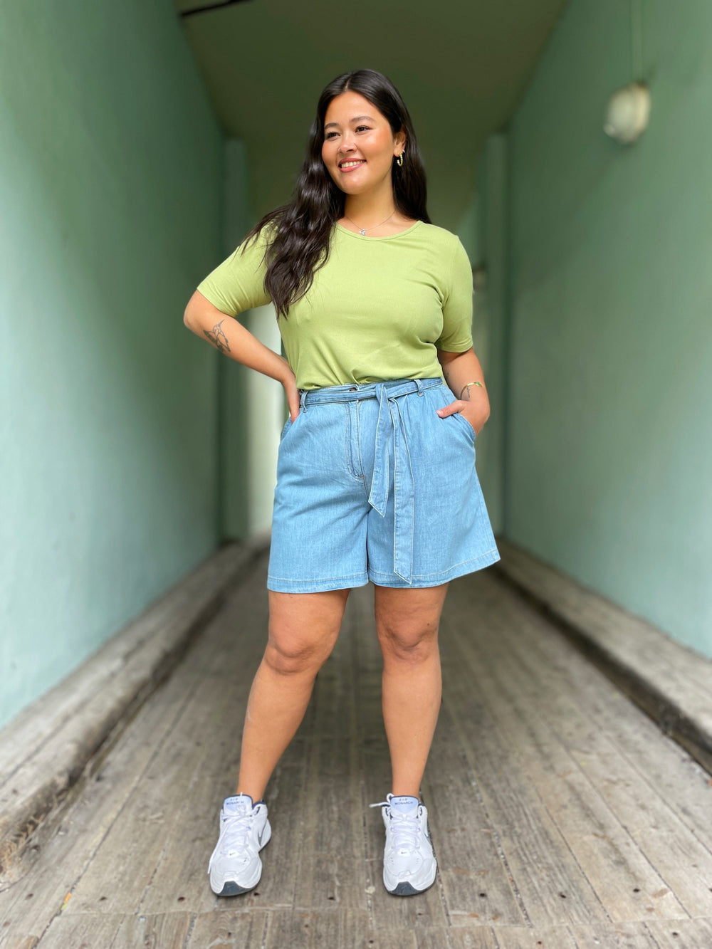 King Louie shorts Marnie Light Denim Shorts