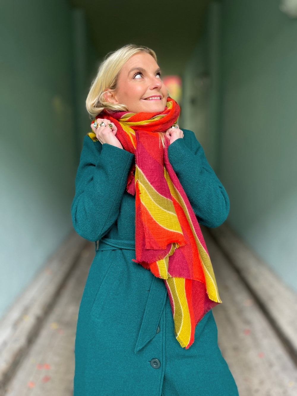 King Louie Skjerf Skjerf Razzle - Rio Red