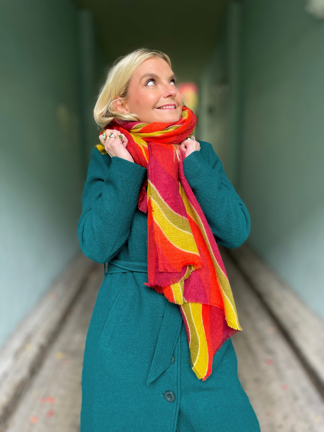 King Louie Skjerf Skjerf Razzle - Rio Red