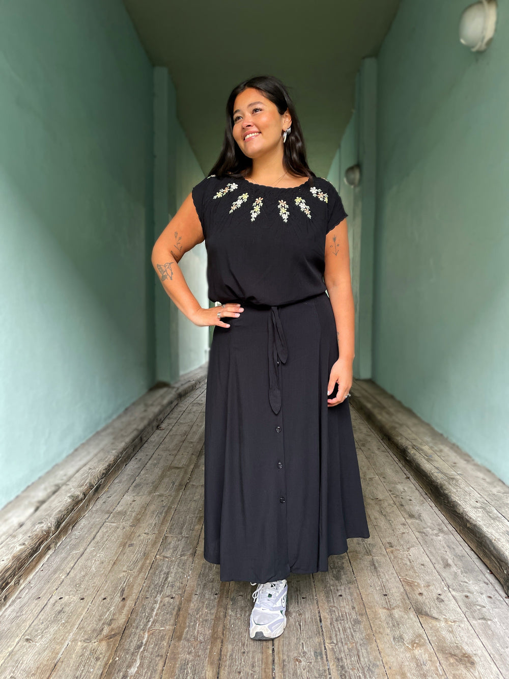 King Louie skjørt Judy Atomic Midi skjørt - svart