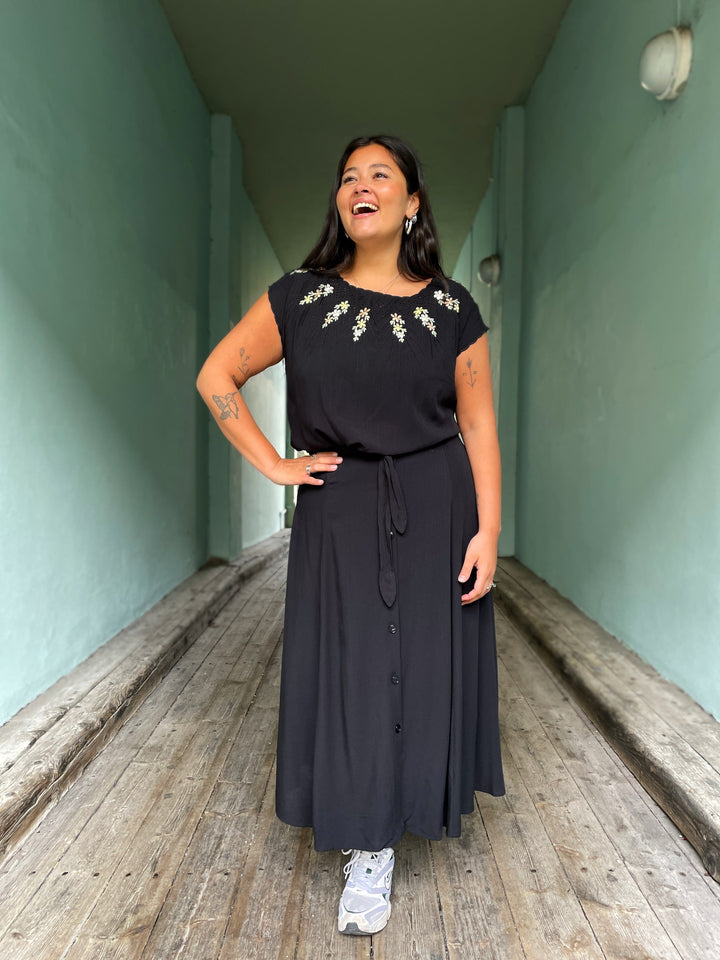 King Louie skjørt Judy Atomic Midi skjørt - svart