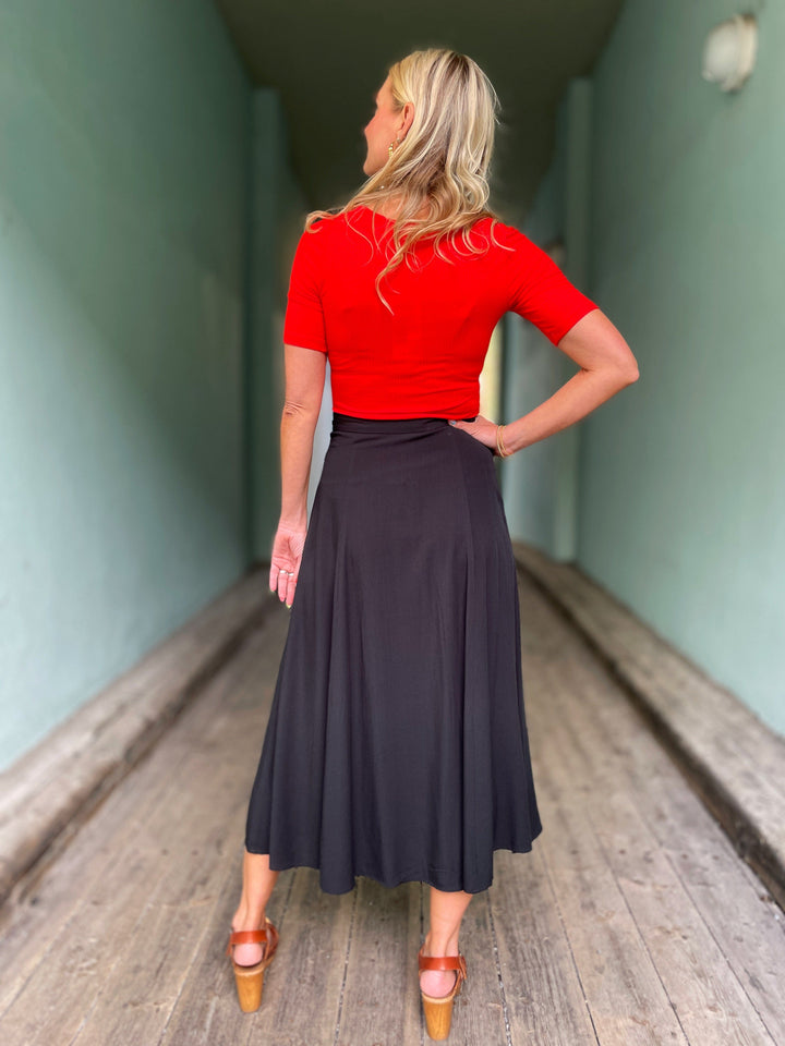 King Louie skjørt Judy Atomic Midi skjørt - svart