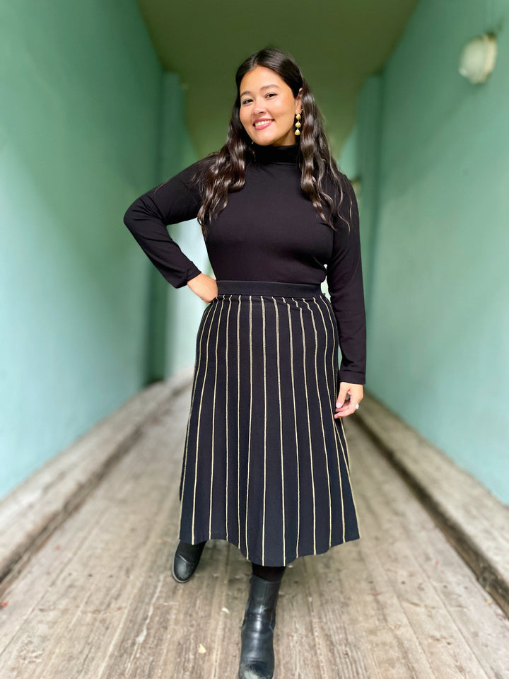 King Louie skjørt Knit Plume skjørt - svart