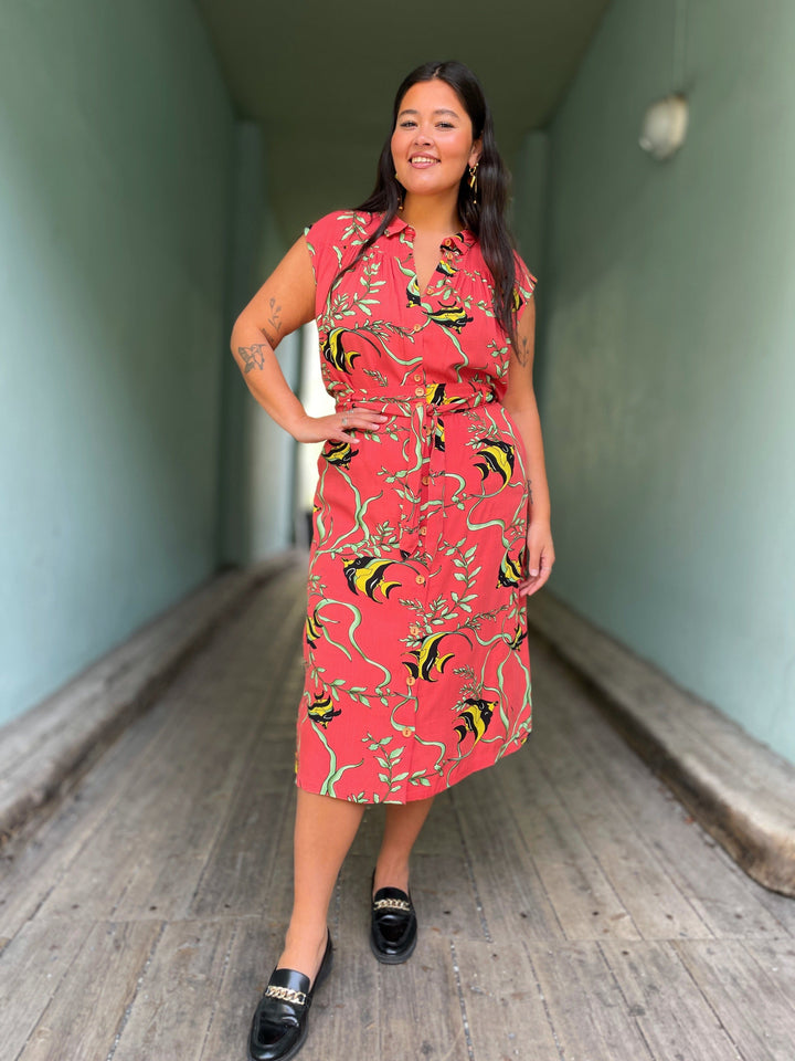 King Louie skjørt Lola Button Orne skjørt