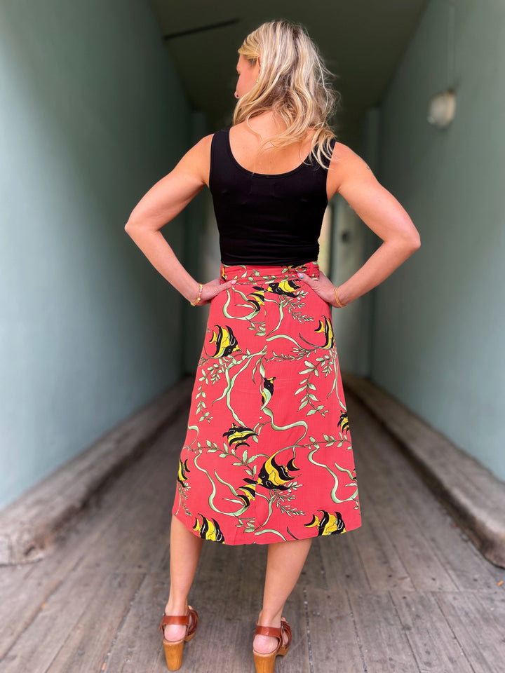 King Louie skjørt Lola Button Orne skjørt