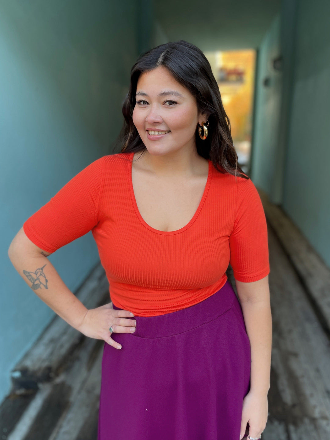 King Louie Topper Carice topp - oransje