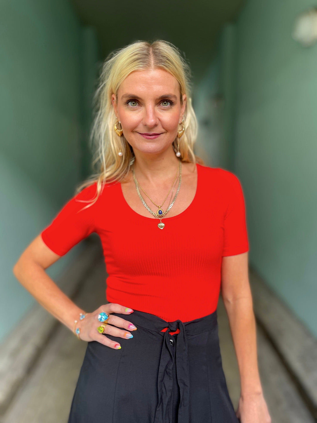 King Louie Topper Carice topp - spicy orange