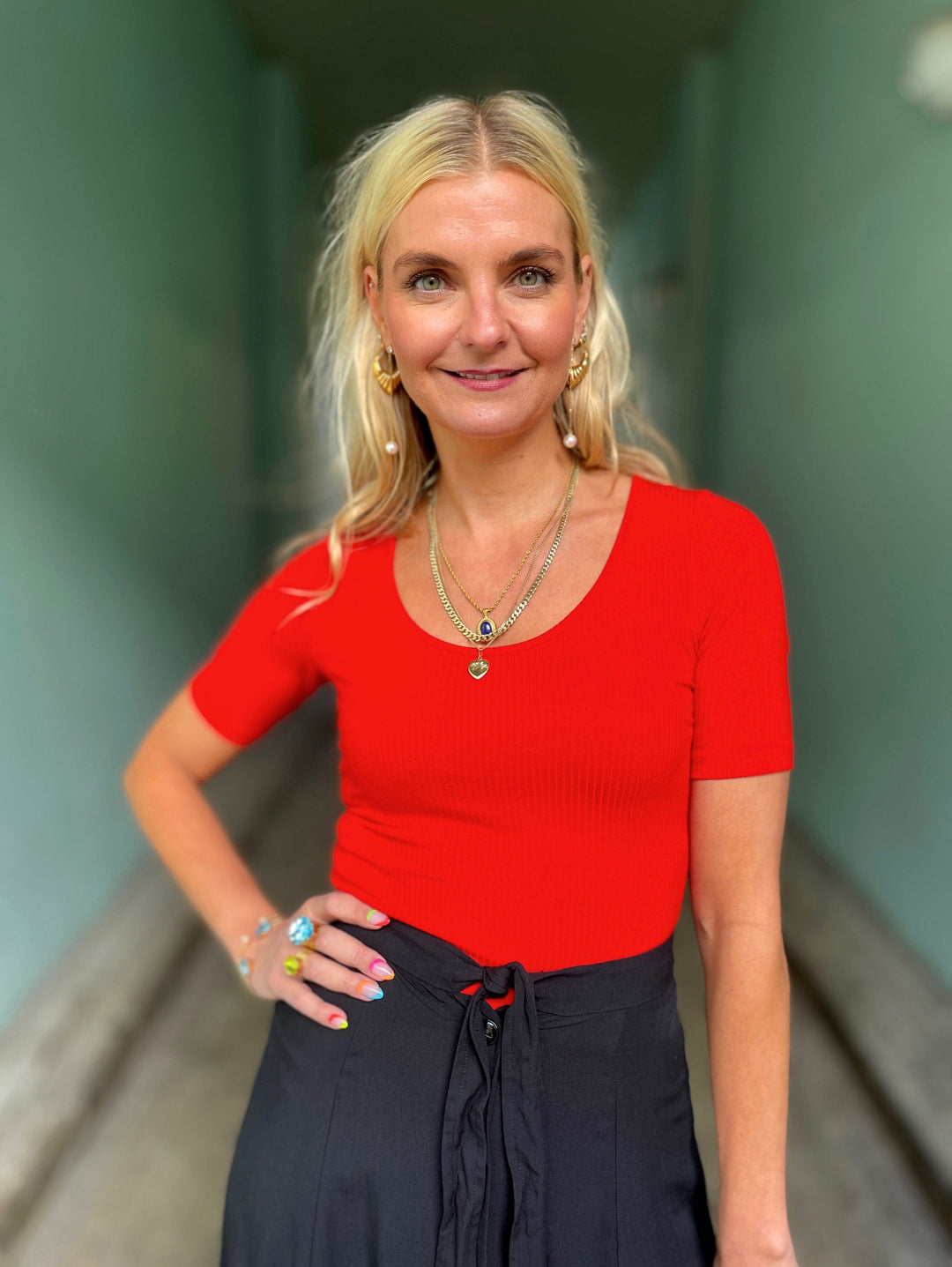 King Louie Topper Carice topp - spicy orange