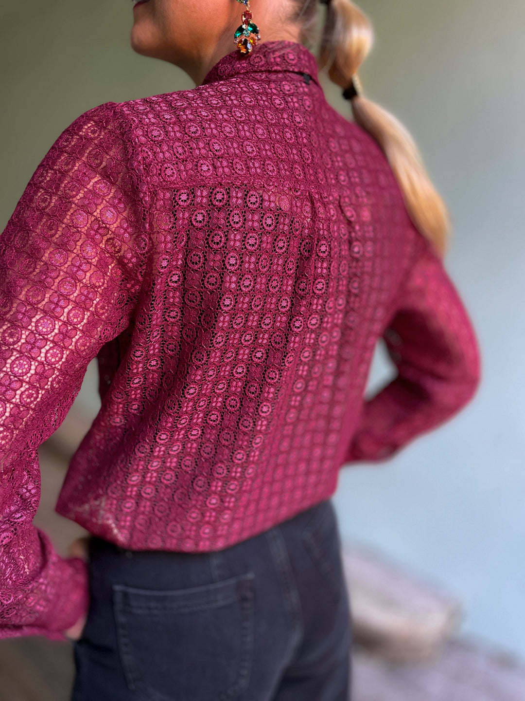 King Louie Topper Elia Branco bluse