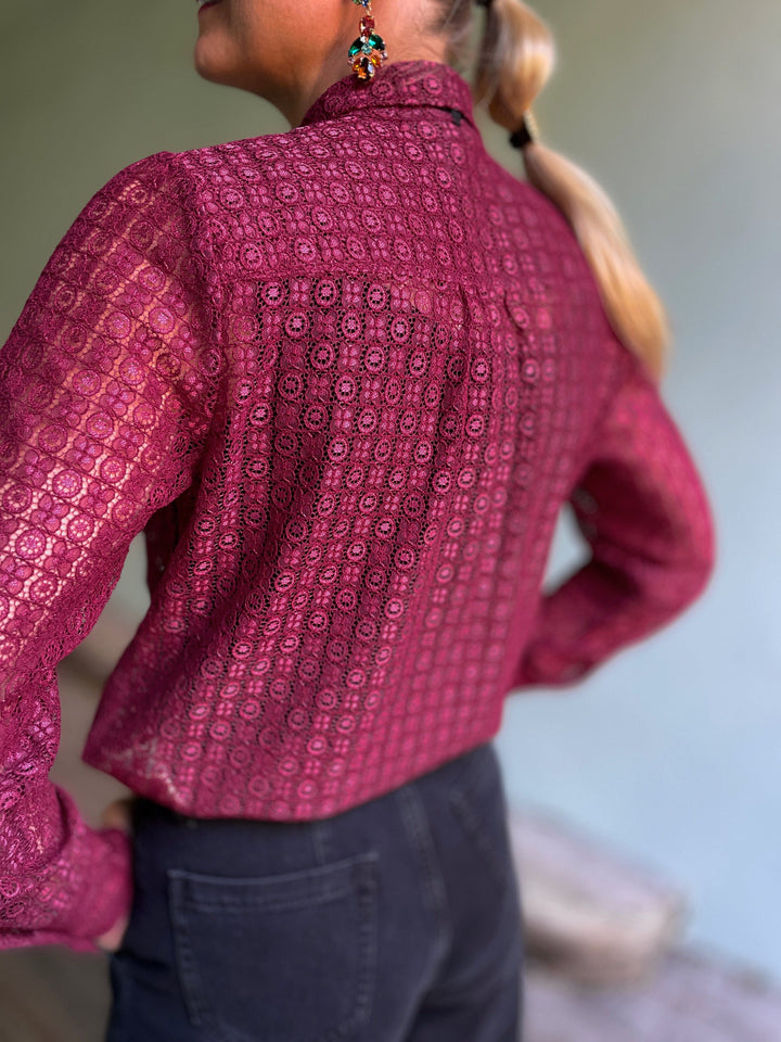 King Louie Topper Elia Branco bluse