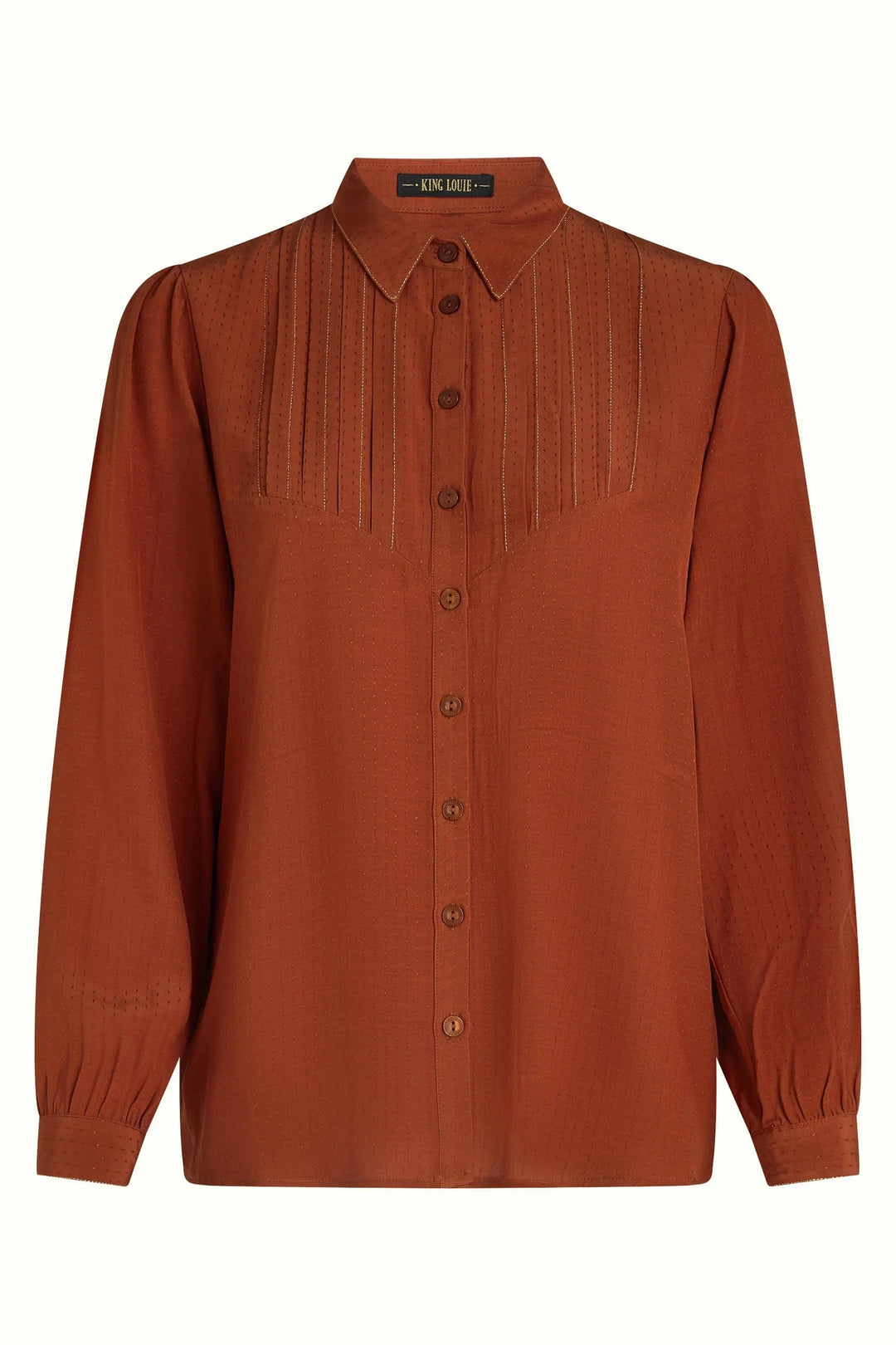 King Louie Topper Karen bluse Sista - spicy brown