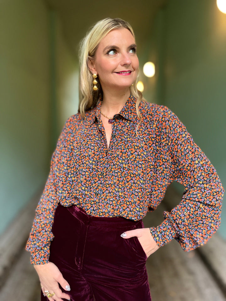 King Louie Topper Leila Peppy bluse