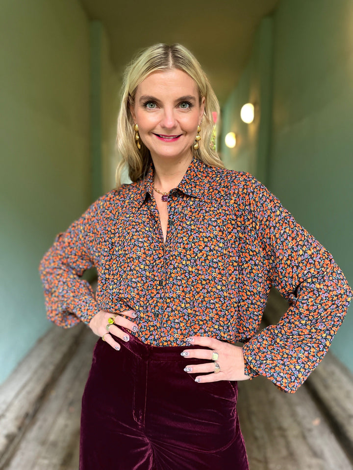 King Louie Topper Leila Peppy bluse