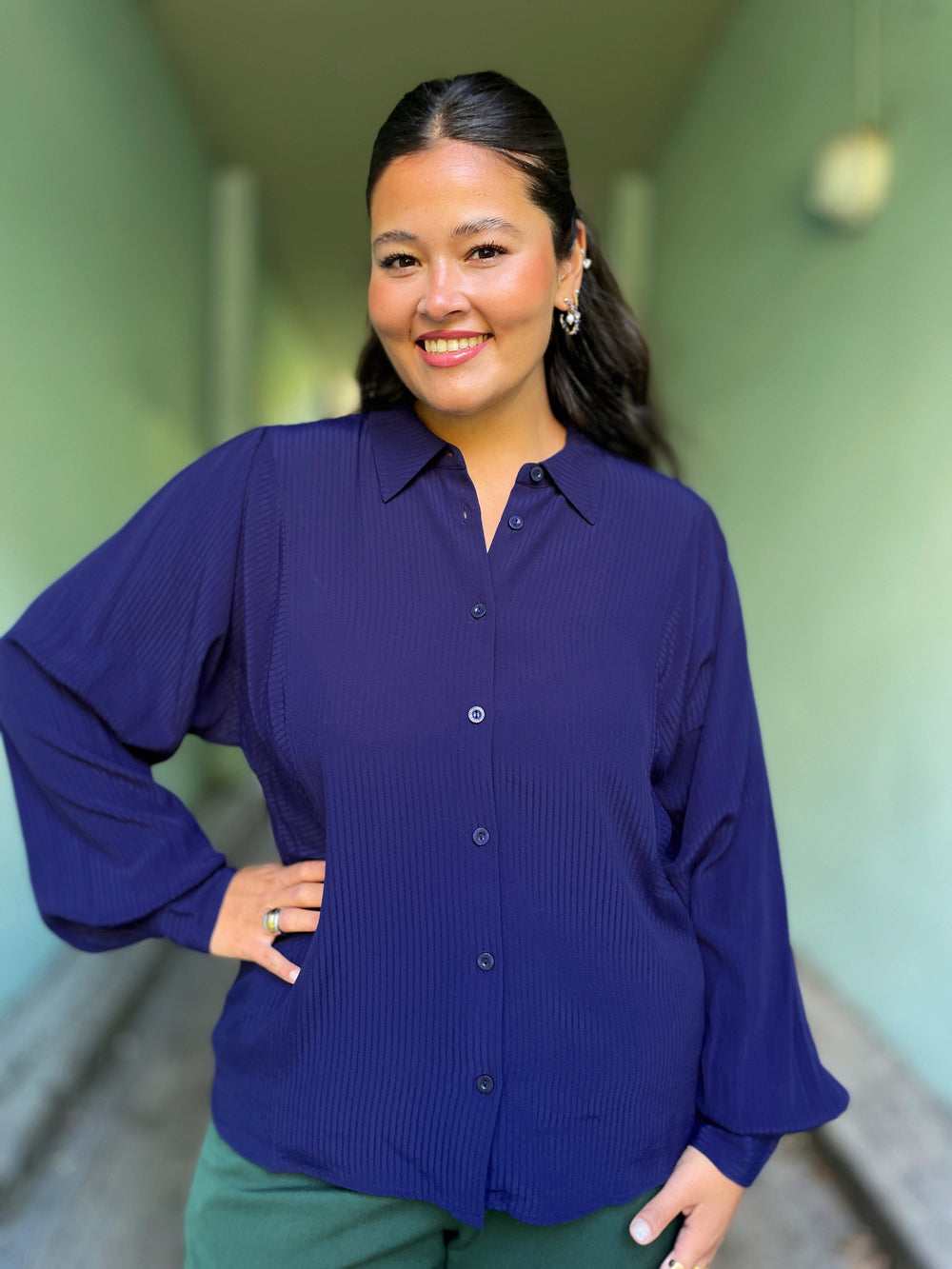 King Louie Topper Marisa Bluse - Allegra