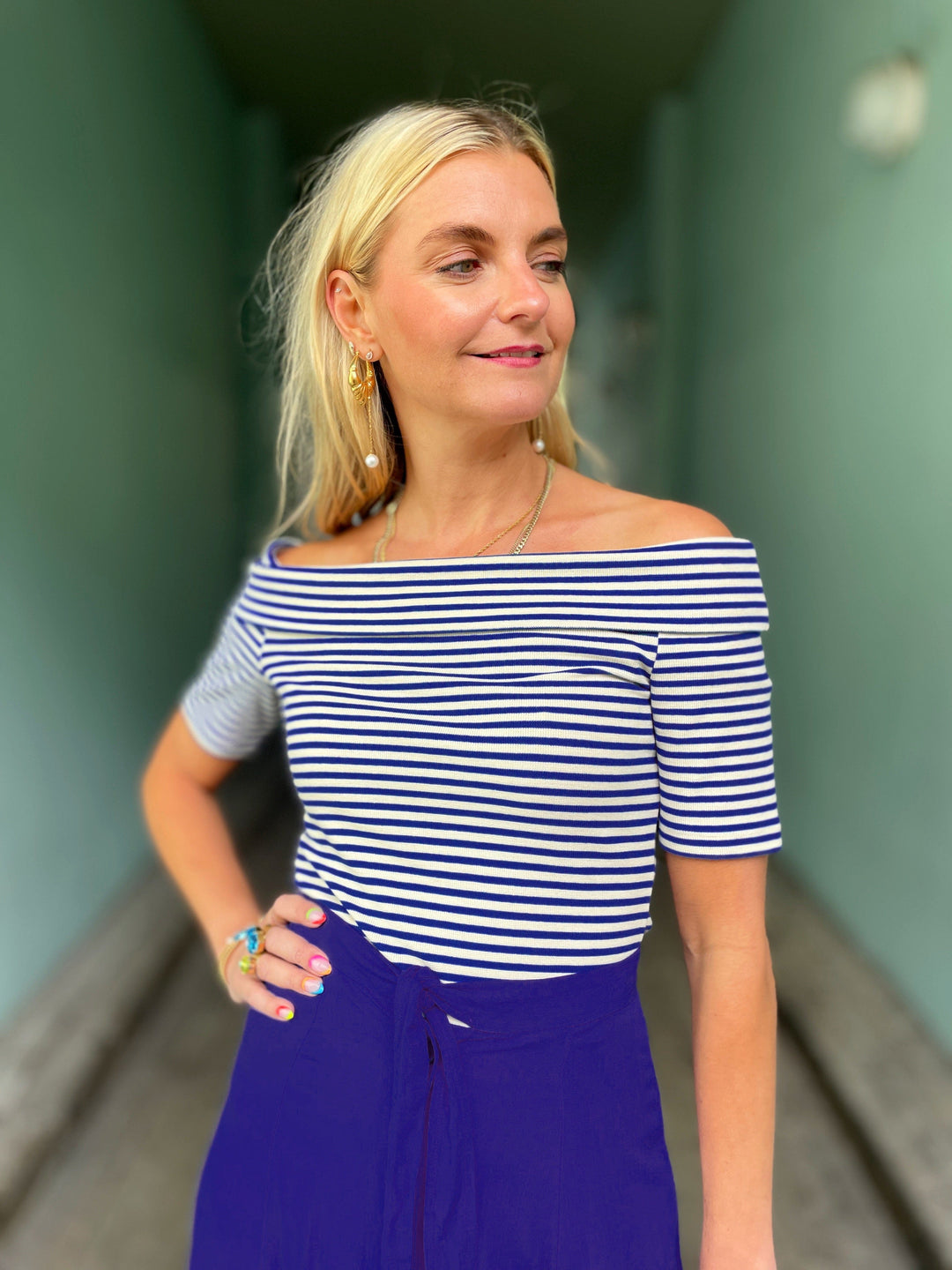 King Louie Topper Nives Mariniere Stripe topp