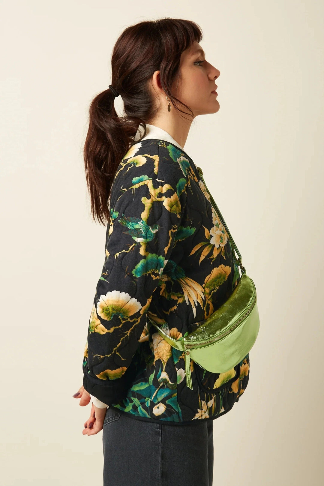 King Louie vesker Rumpetaske Shine - Sparkle Green