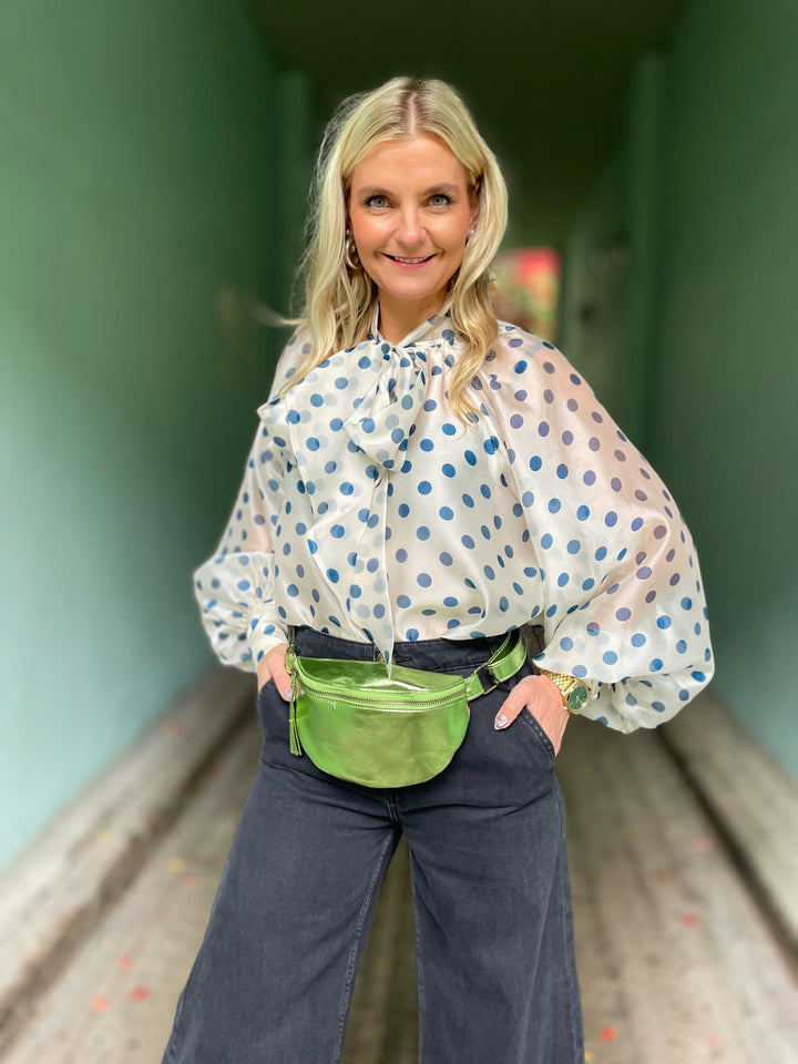 King Louie vesker Shine crossbody bag - sparkle green