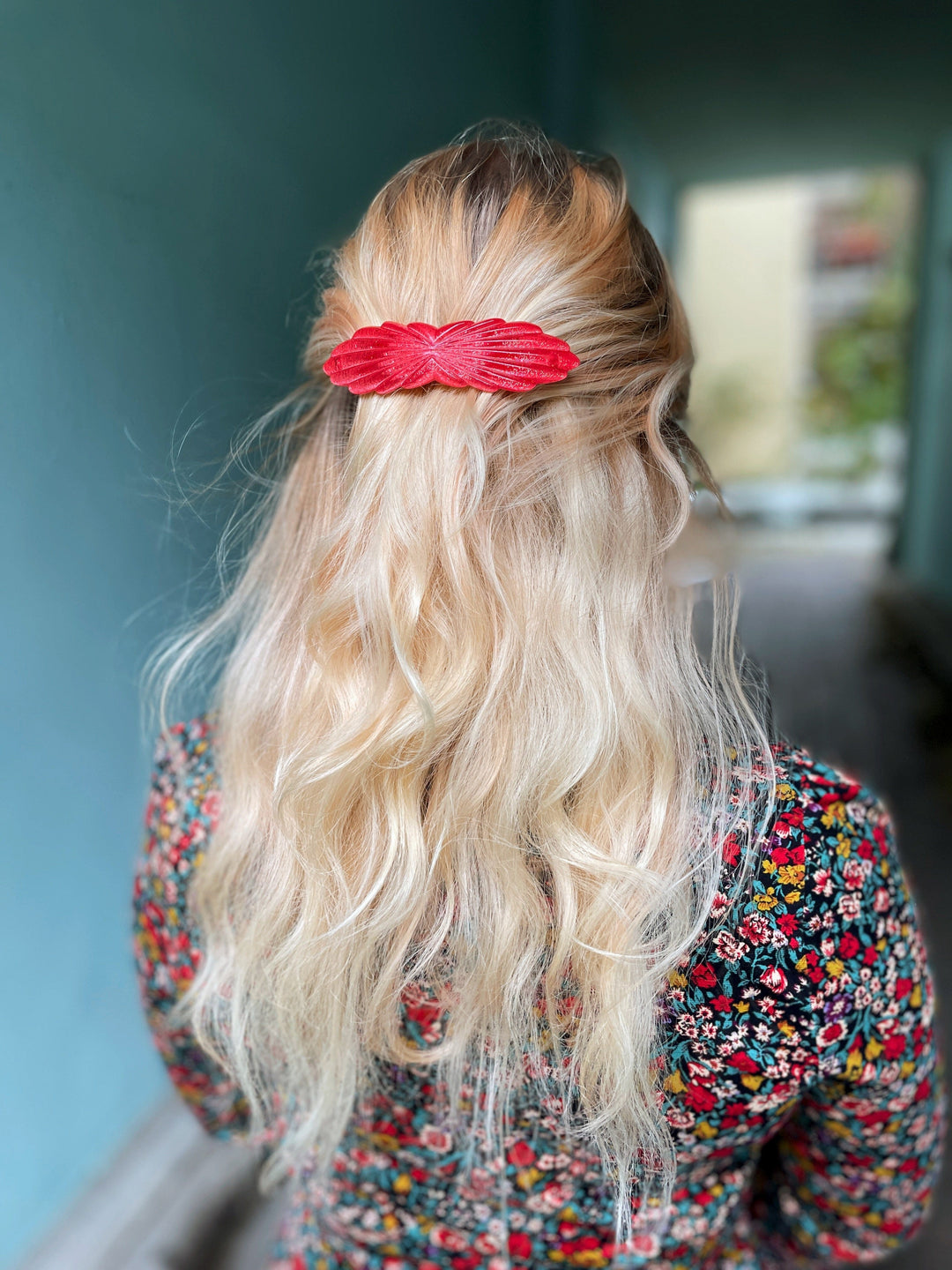 Pico hårpynt Hårspenne Madeleine - raspberry glitter