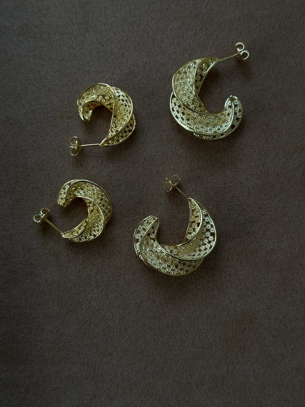 Pico øredobber Filigran Afrika øredobber - sølv