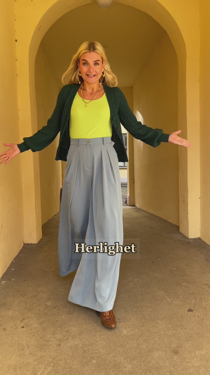 Marnie Fanna bukse - lyseblå