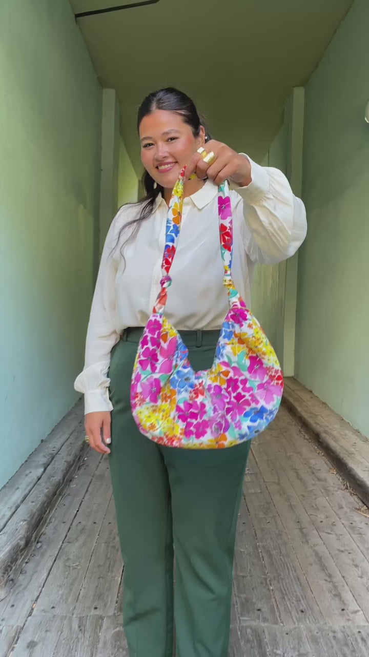 Veske av restestoff - Summer Garden