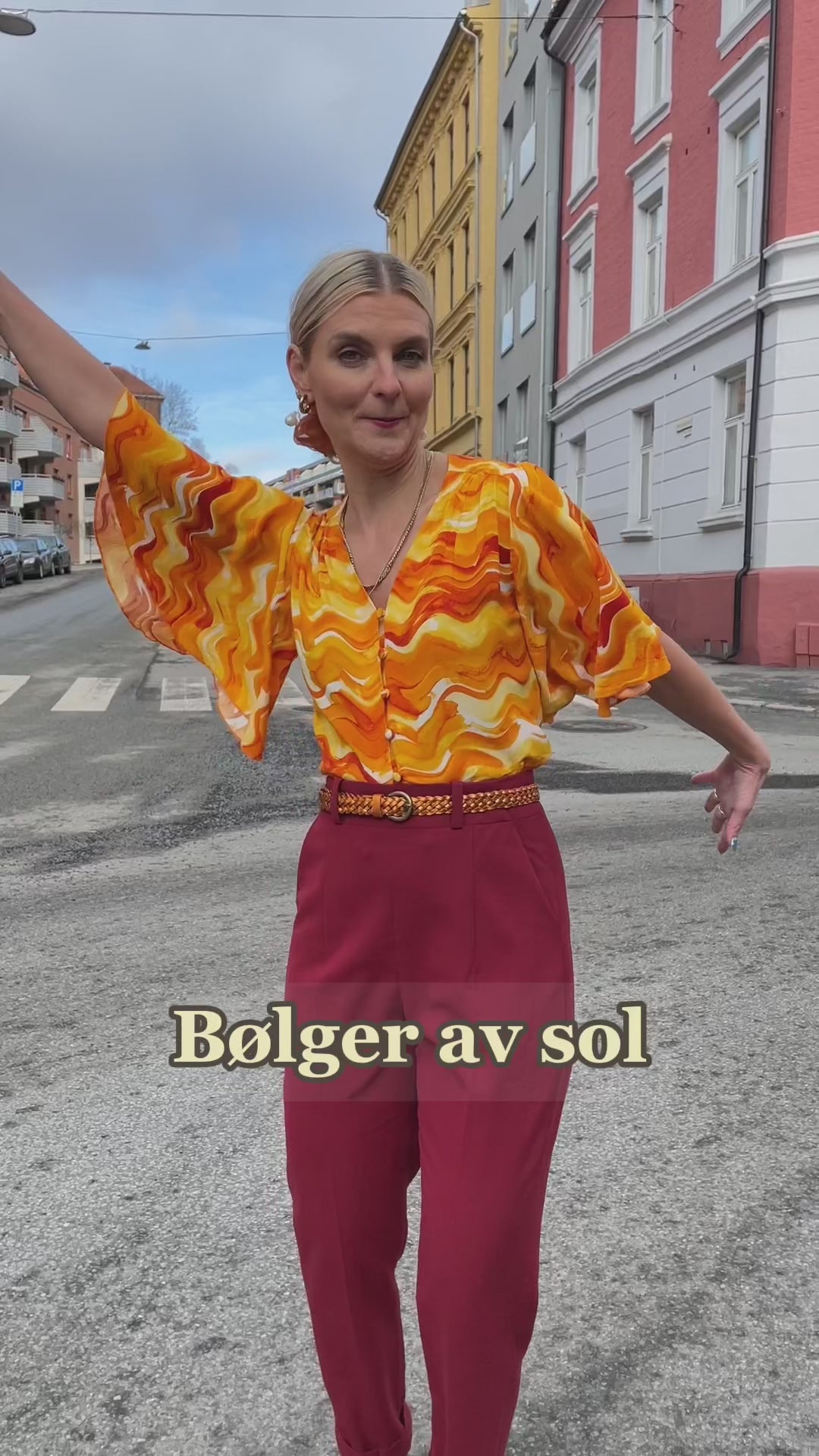Diana bluse - solskinn