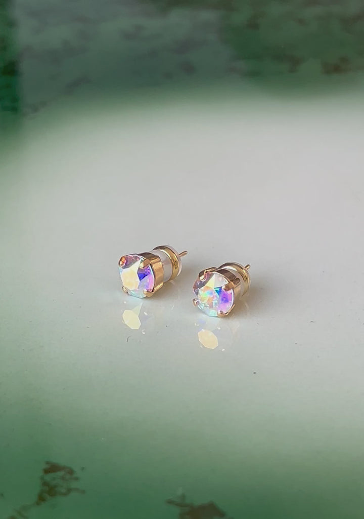 Classic stud earrings - aurore boreale