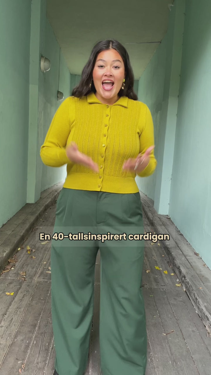 Sofie Carmi Cardigan - Rhodonite Blue