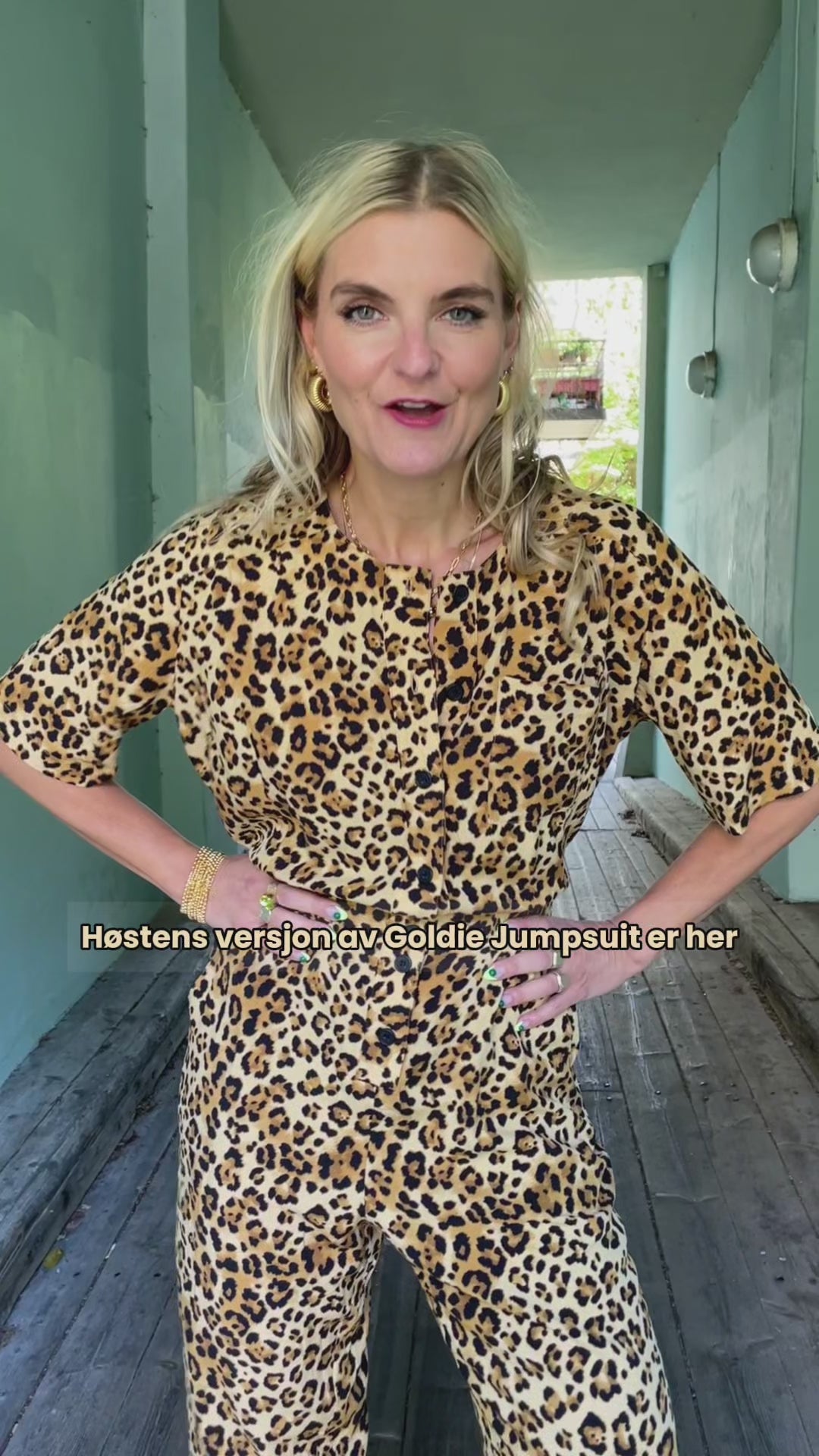 Goldie Jumpsuit - leopard