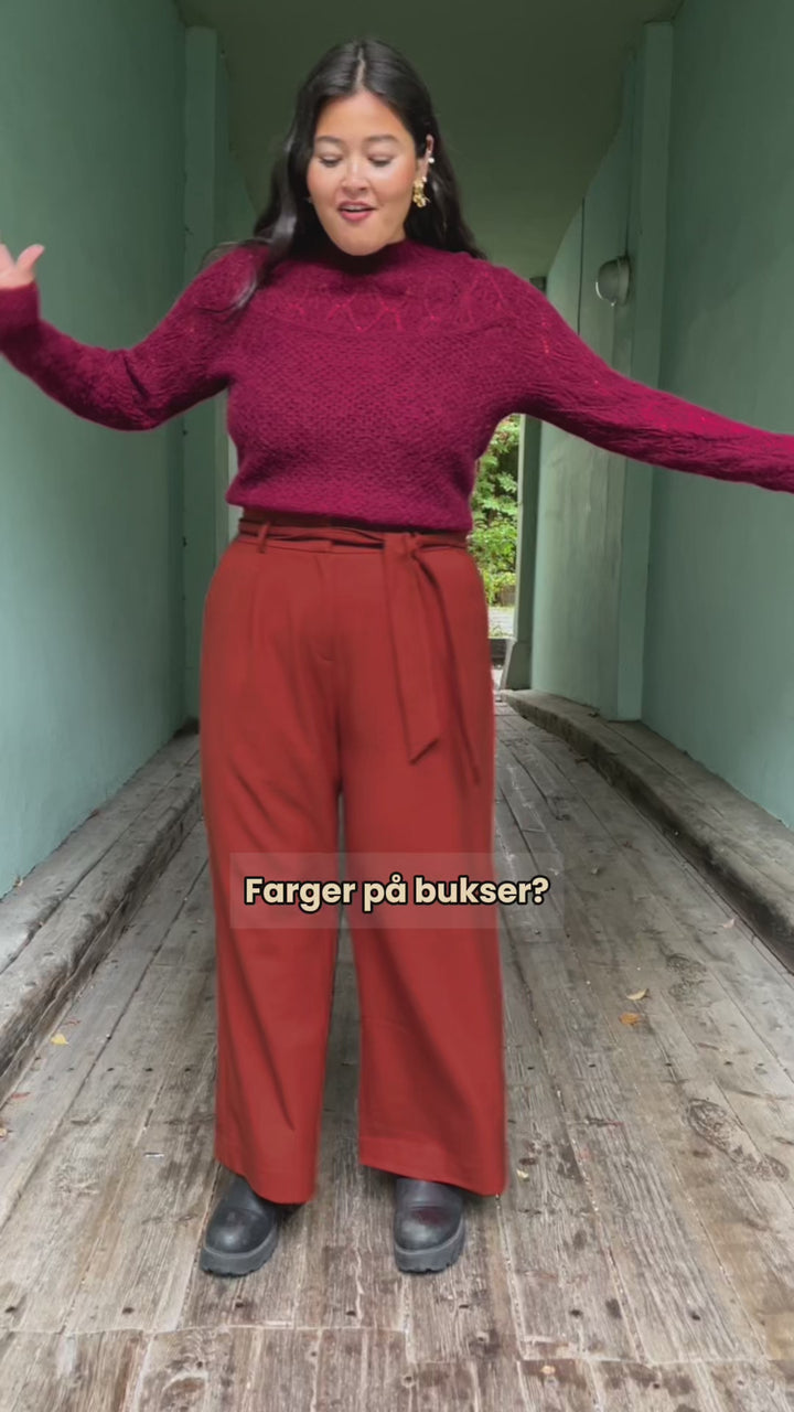 Ava bukse - Spicy Brown