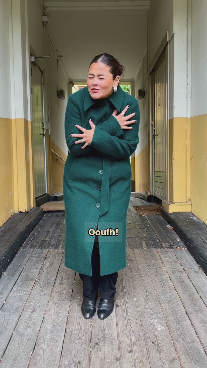 Arabella Kennedy kåpe - Dragonfly Green