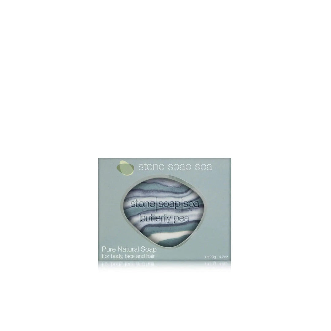 Stone Soap Spa Såpe Såpestykke - Butterfly pea - Rosmarin