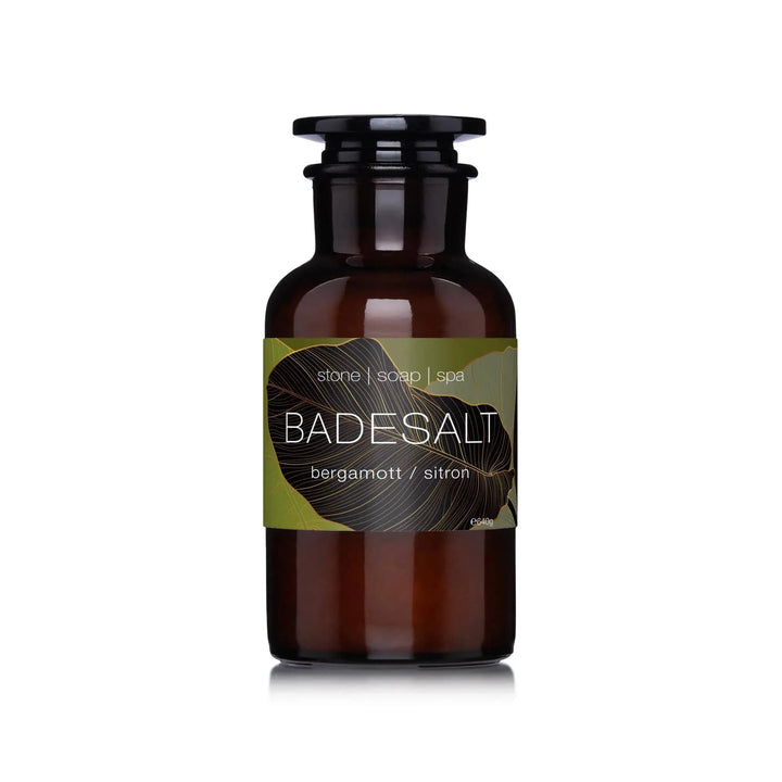 Stone Soap Spa Velvære Badesalt - Bergamott/Sitron