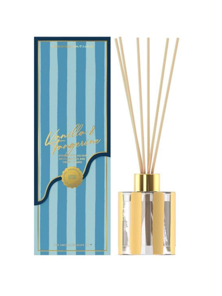 TheAromaTherapyCo duftlys Duftpinner med diffuser - Vanilla and Tangerine