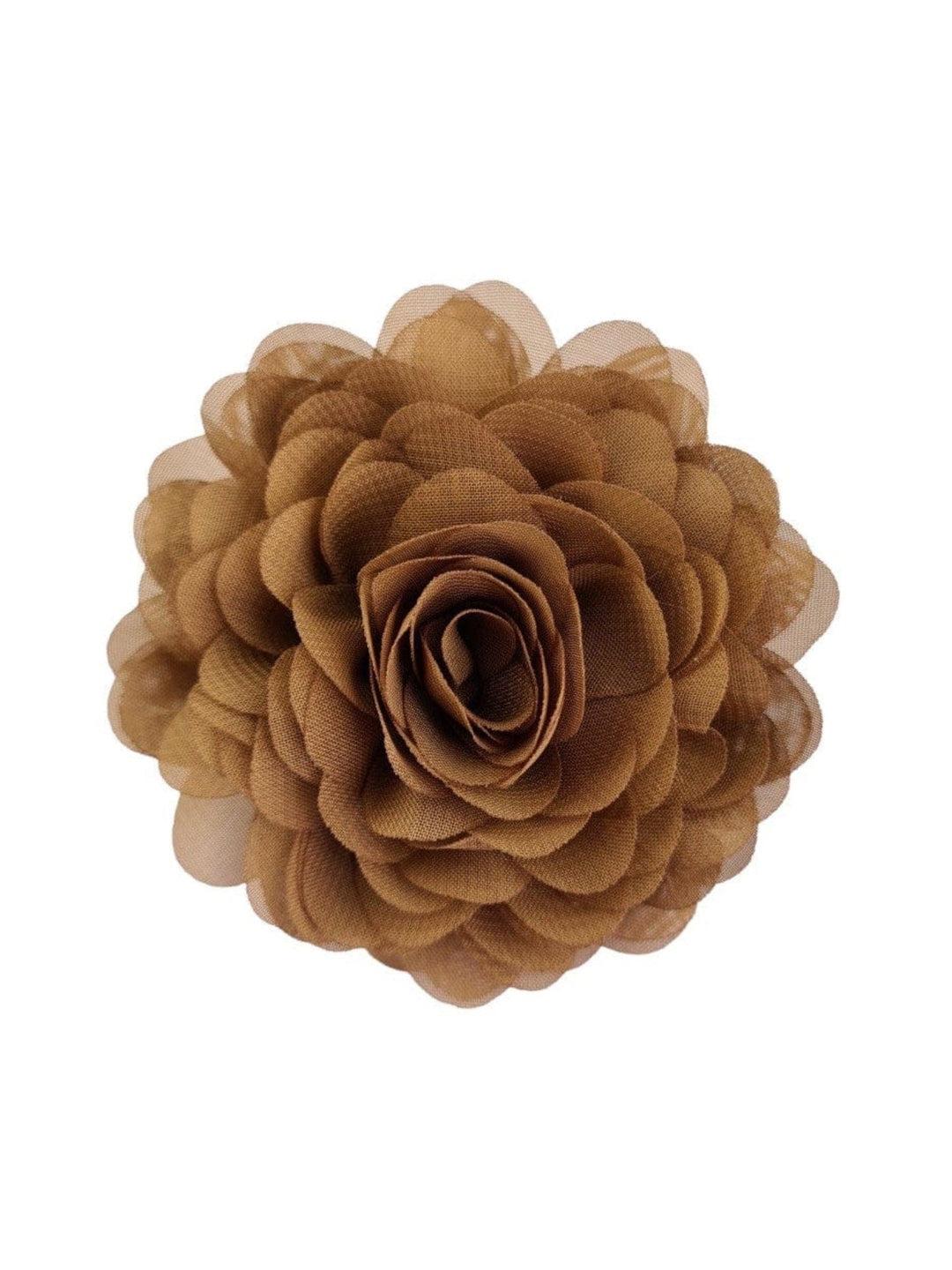 Urban Hippies hårpynt Hårblomst chiffon - hasselnøtt brun