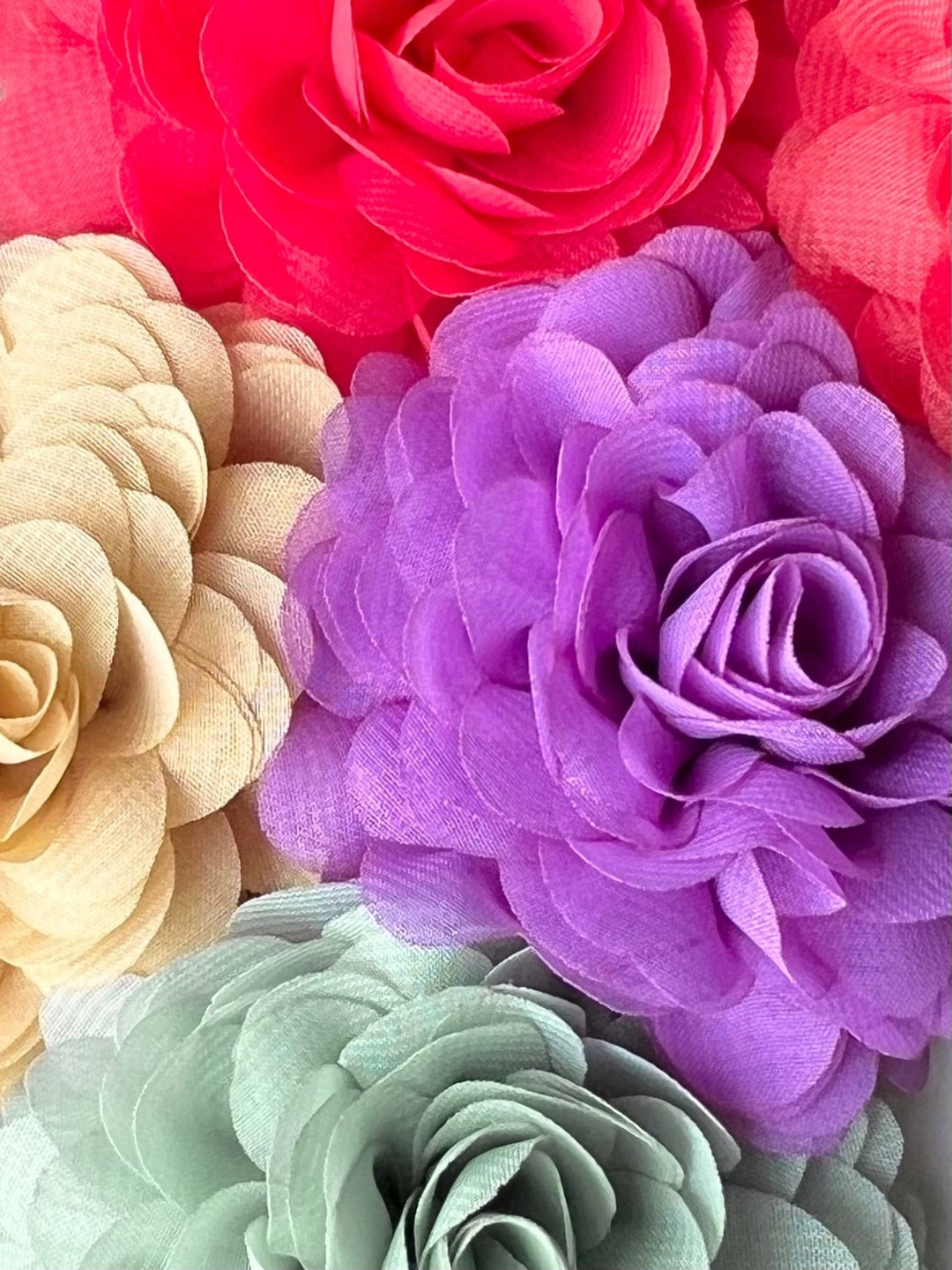 Urban Hippies hårpynt Hårblomst chiffon - lyselilla