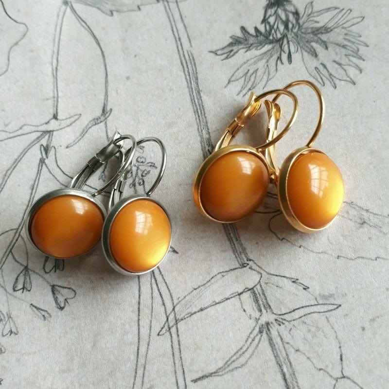 Urban Hippies øredobber Øredobber dots - marigold