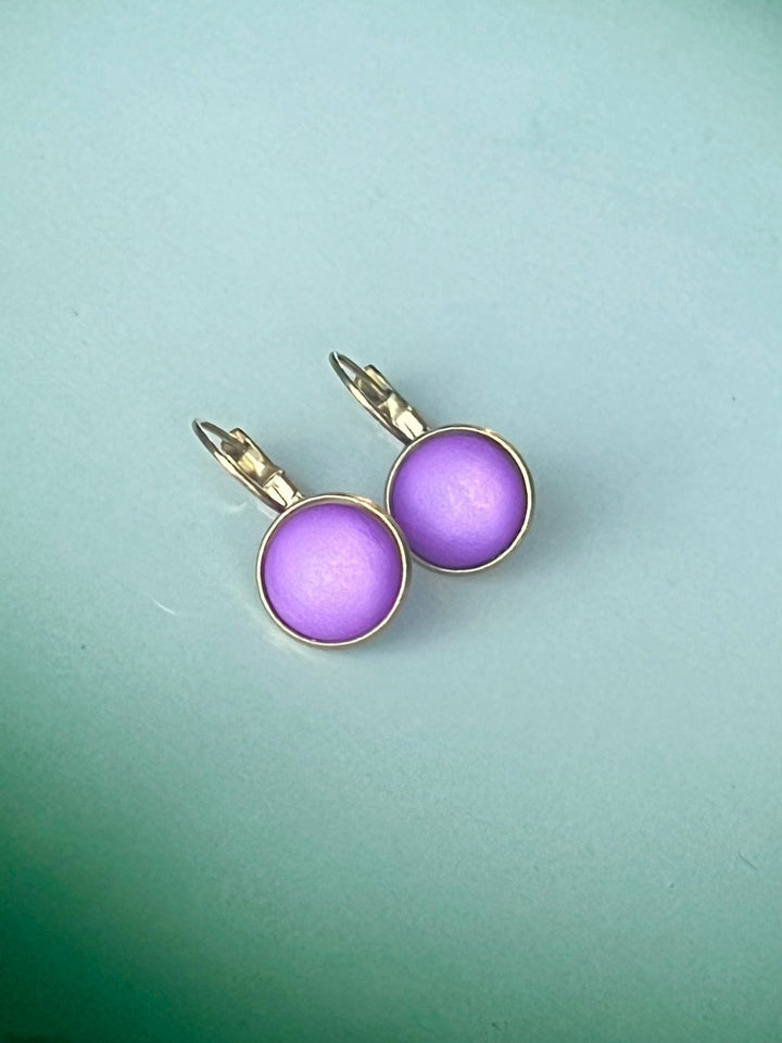 Urban Hippies øredobber Øredobber dots - silky violet