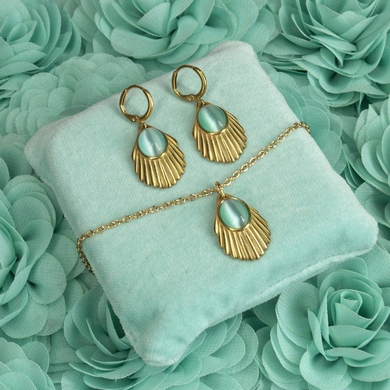 Urban Hippies øredobber Øredobber Venus - nile blue