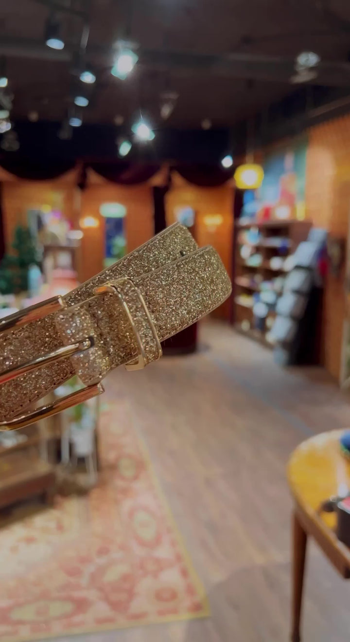 Belte - glitrende gull