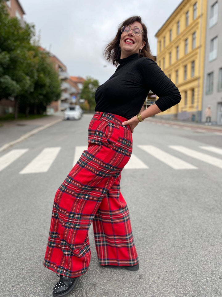 Dianas Vintage bukser Hepburn Pants - tartan