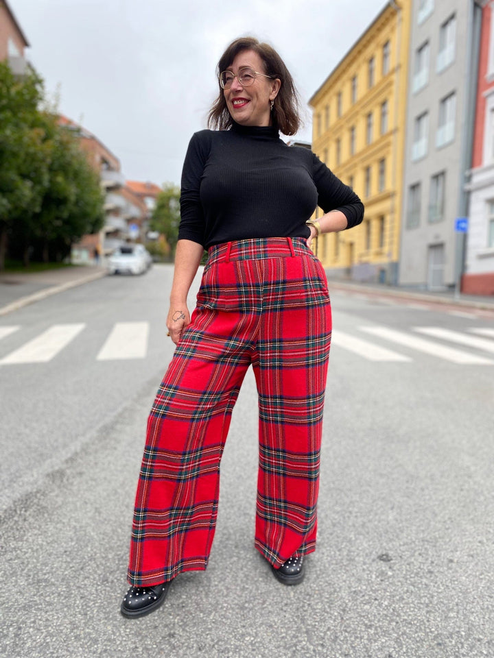 Dianas Vintage bukser Hepburn Pants - tartan