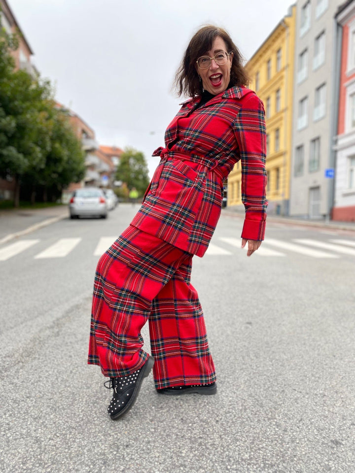 Dianas Vintage bukser Hepburn Pants - tartan