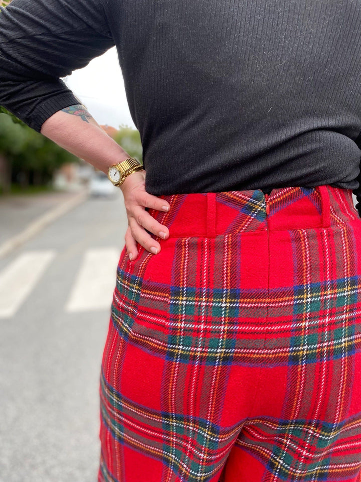 Dianas Vintage bukser Hepburn Pants - tartan